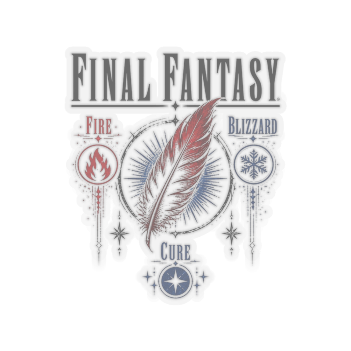 Final Fantasy "Blizzard" Sticker