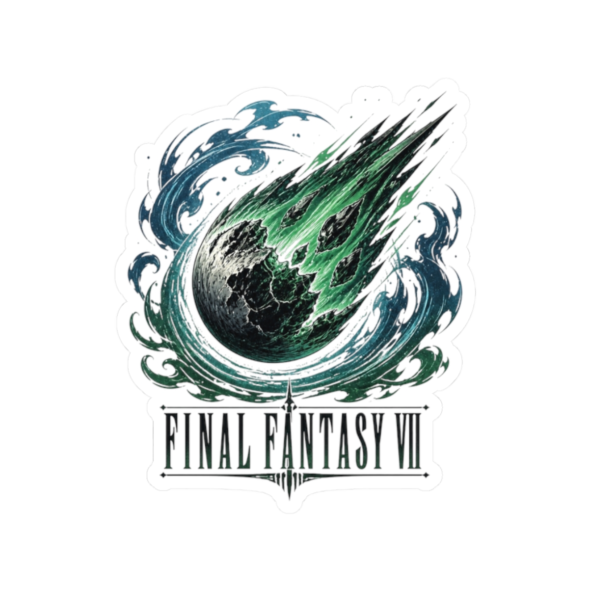 Final Fantasy "Final Fantasy VII" Sticker - Official Stickers merchandise