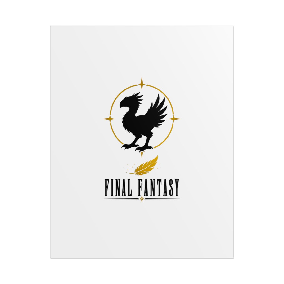 Final Fantasy "Chocobo" Poster - alternate angle 1, merchandise