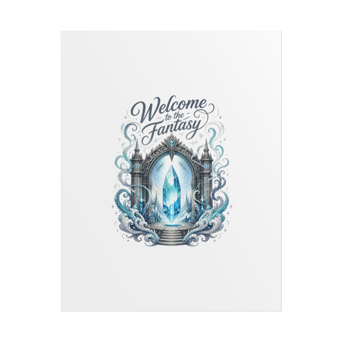 Final Fantasy "Crystal Gateway" Poster - alternate angle 1, merchandise