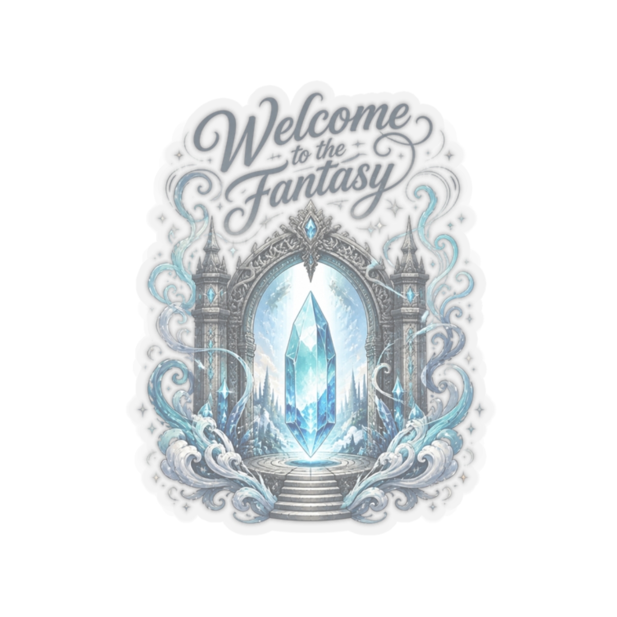 Final Fantasy "Crystal Gateway" Sticker