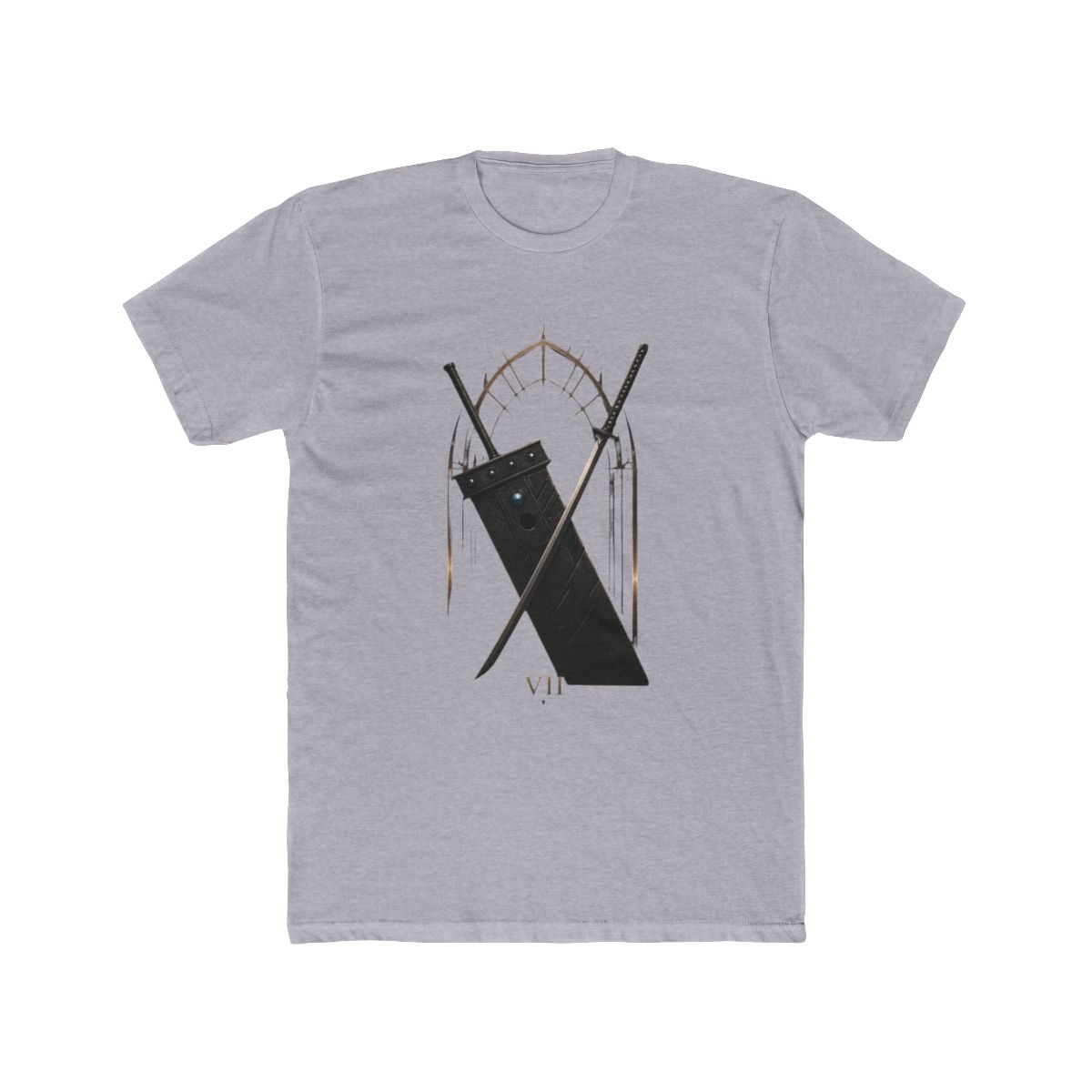 Final Sword Crossing - Final Fantasy VII - Buster Sword and Masamune T Shirt - alternate angle 5, merchandise