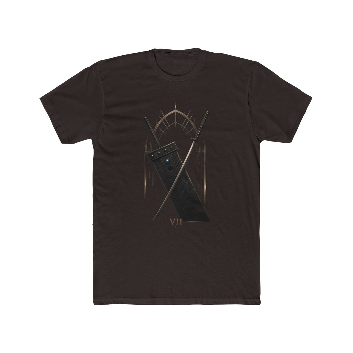 Final Sword Crossing - Final Fantasy VII - Buster Sword and Masamune T Shirt - alternate angle 3, merchandise