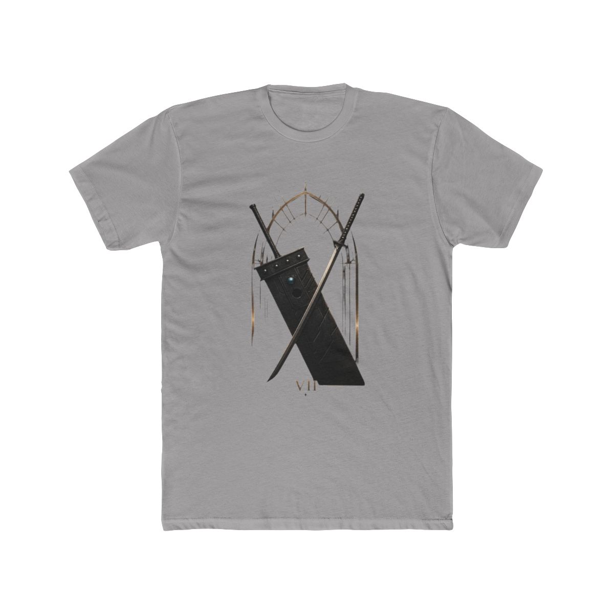 Final Sword Crossing - Final Fantasy VII - Buster Sword and Masamune T Shirt - alternate angle 2, merchandise