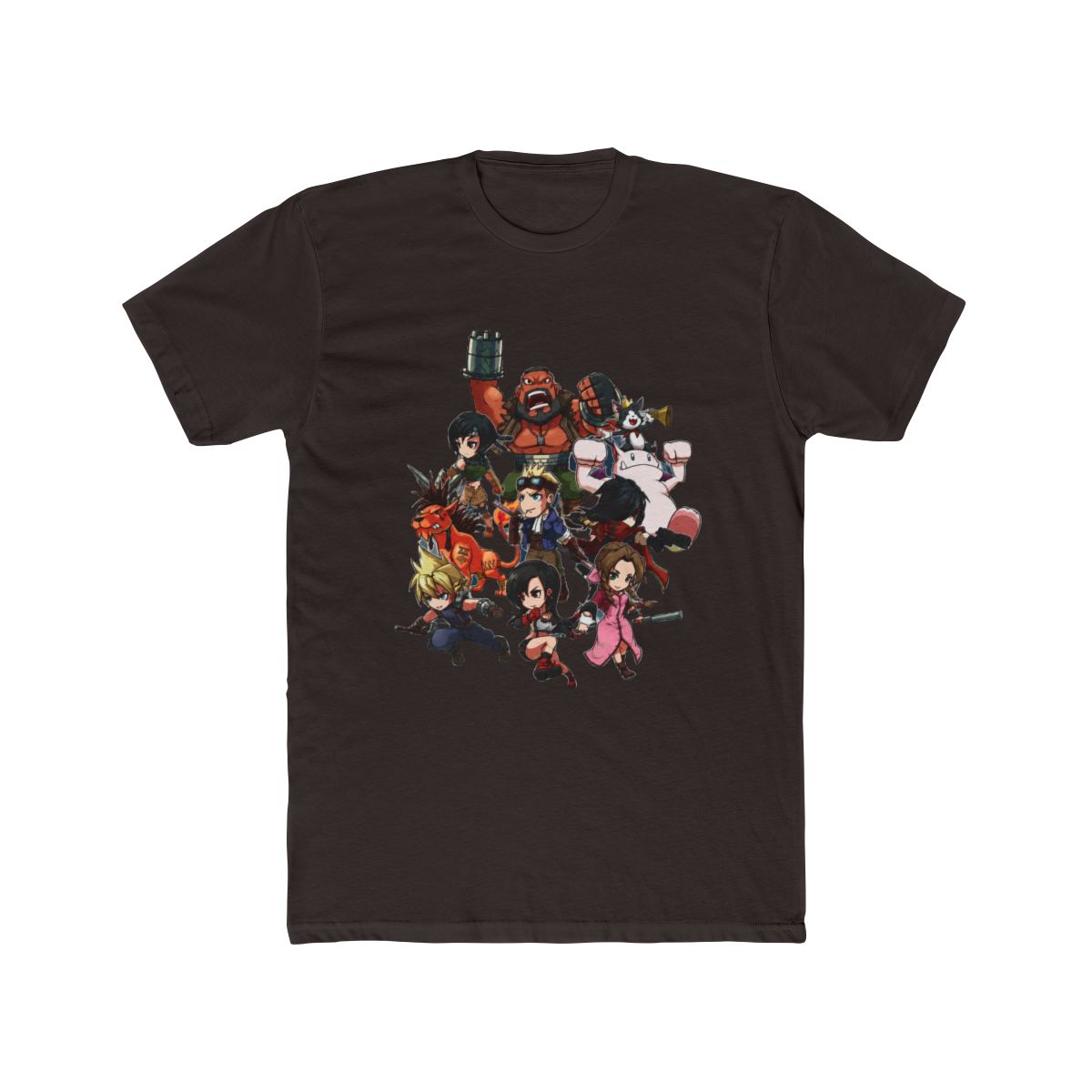 Final Fantasy 7 Chibis Fanart T Shirt - alternate angle 5, merchandise