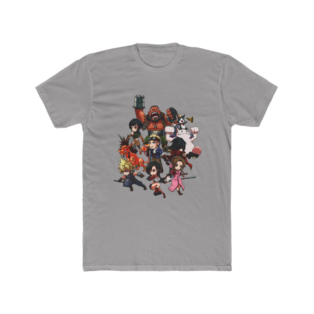 Final Fantasy 7 Chibis Fanart T Shirt - alternate angle 4, merchandise