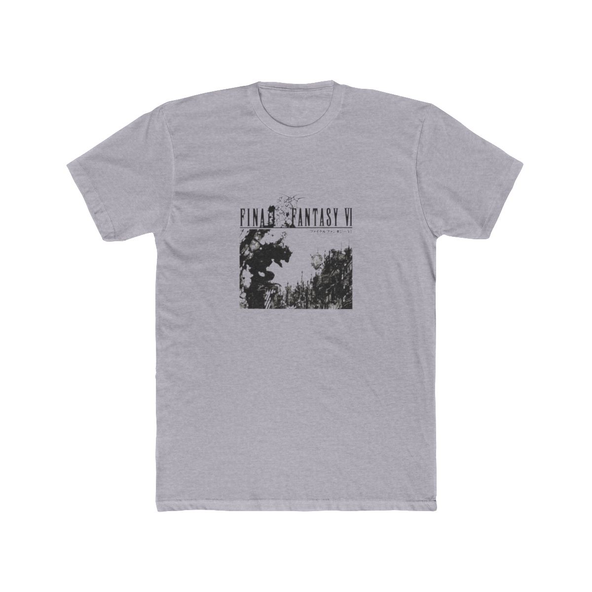 Final Fantasy VI Shirt: Japanese Box Art, Vintage Style Tee - alternate angle 4, merchandise