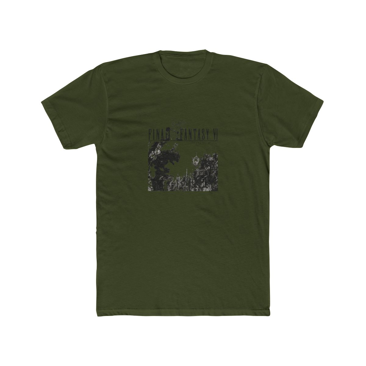 Final Fantasy VI Shirt: Japanese Box Art, Vintage Style Tee - alternate angle 5, merchandise