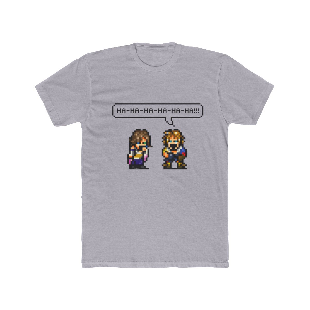 Final Fantasy X: Laughing Tidus And Yuna T Shirt - alternate angle 4, merchandise