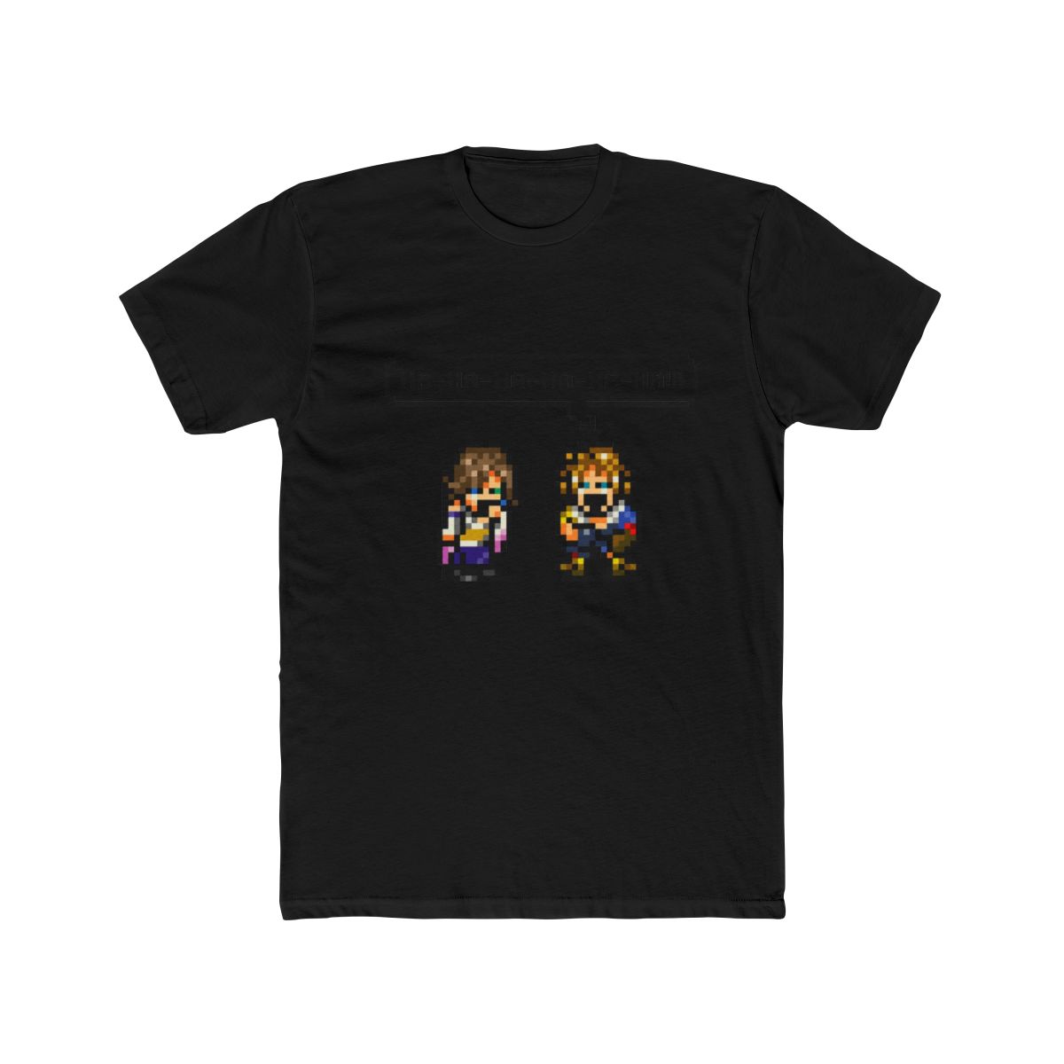 Final Fantasy X: Laughing Tidus And Yuna T Shirt - alternate angle 3, merchandise