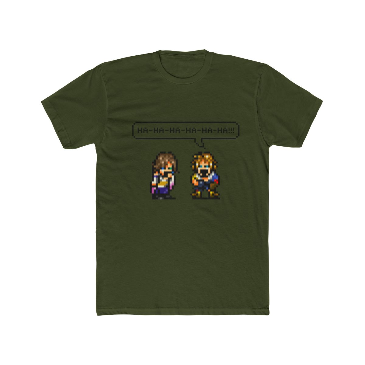 Final Fantasy X: Laughing Tidus And Yuna T Shirt - alternate angle 5, merchandise