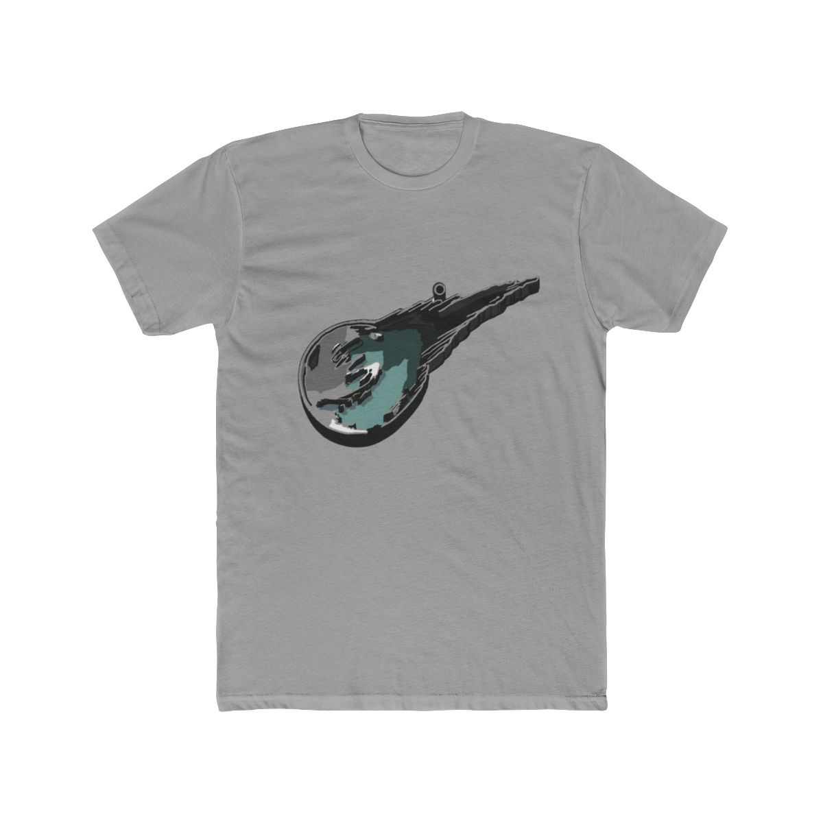 Final Fantasy 7 Remake Meteor Logo T Shirt - alternate angle 2, merchandise