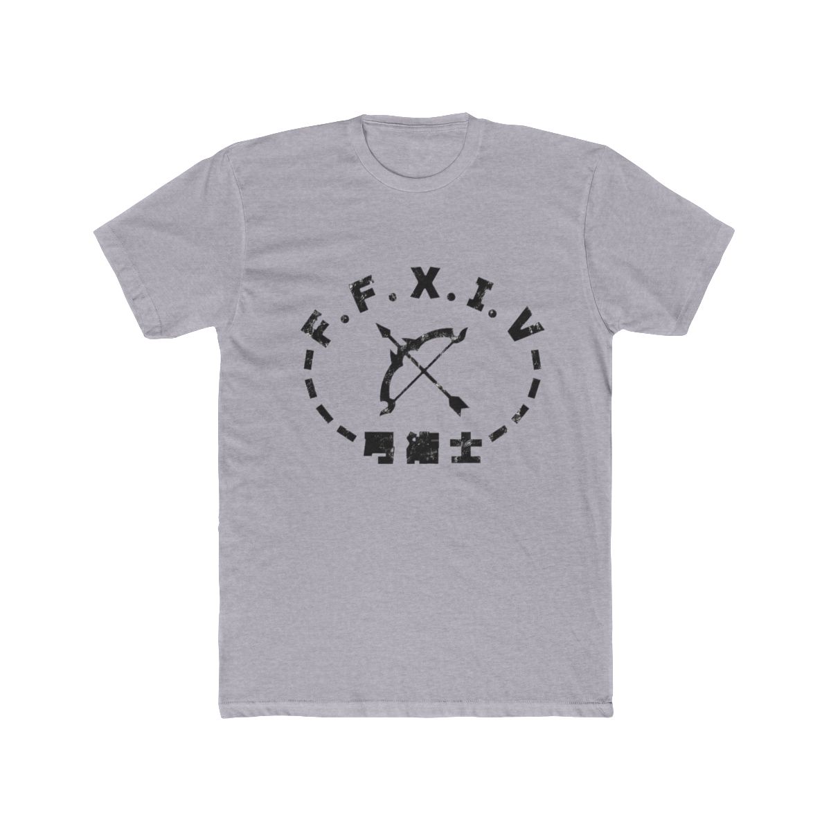 Final Fantasy XIV Archer Icon Kanji T Shirt - alternate angle 4, merchandise