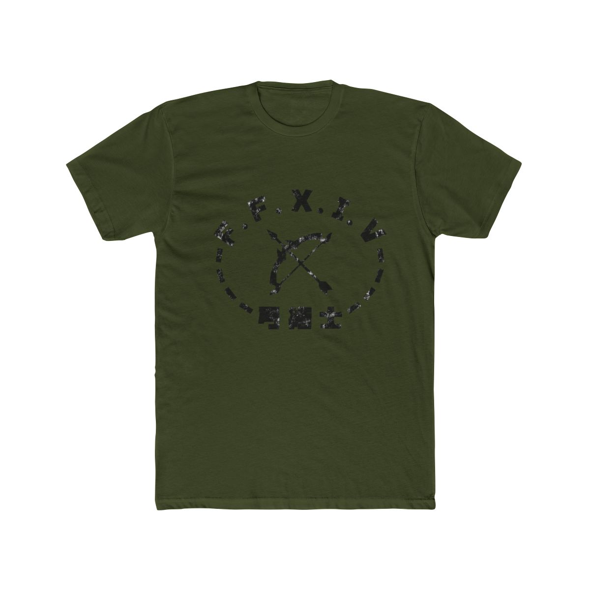Final Fantasy XIV Archer Icon Kanji T Shirt - alternate angle 5, merchandise
