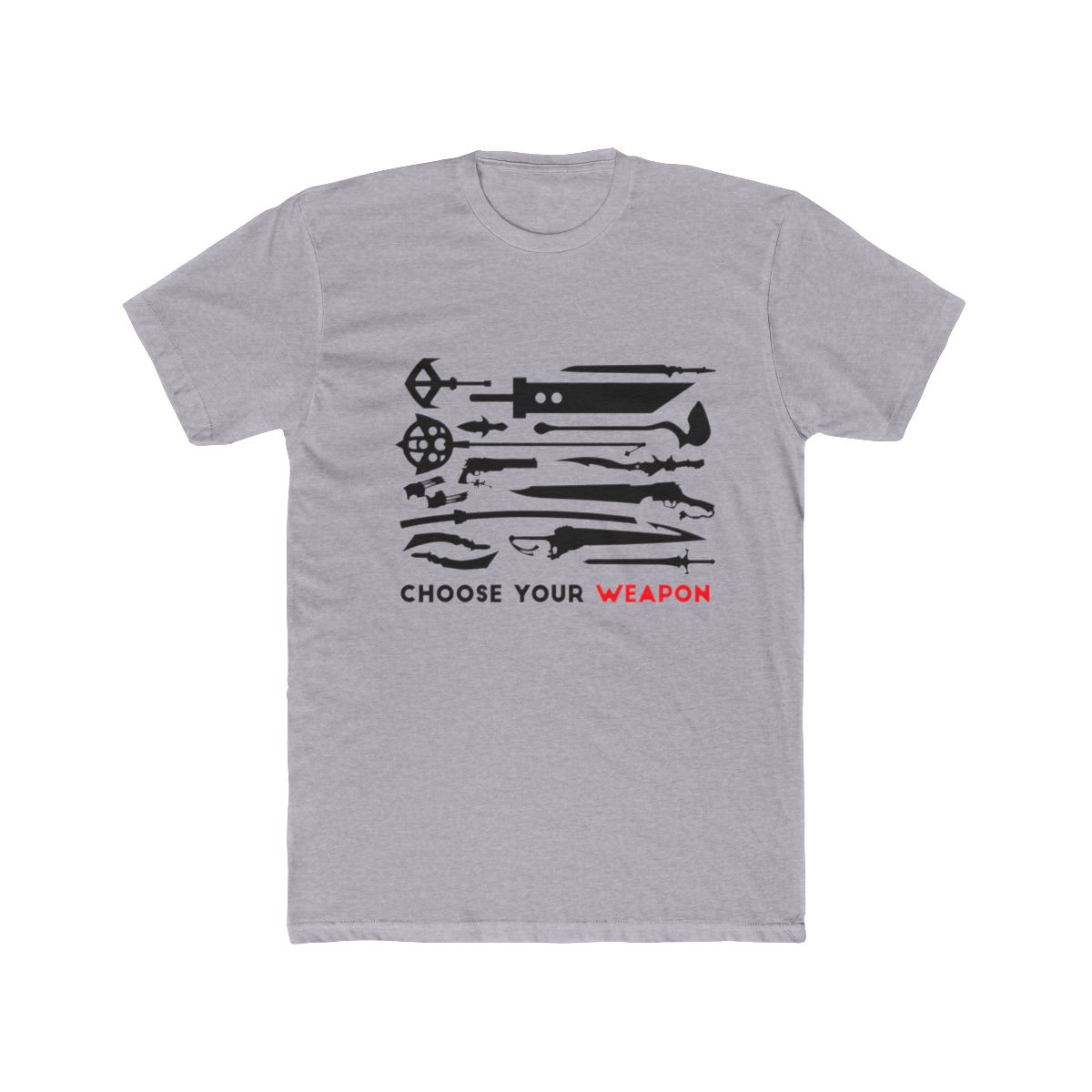 Final Fantasy "Choose Your Weapon" T Shirt - alternate angle 3, merchandise