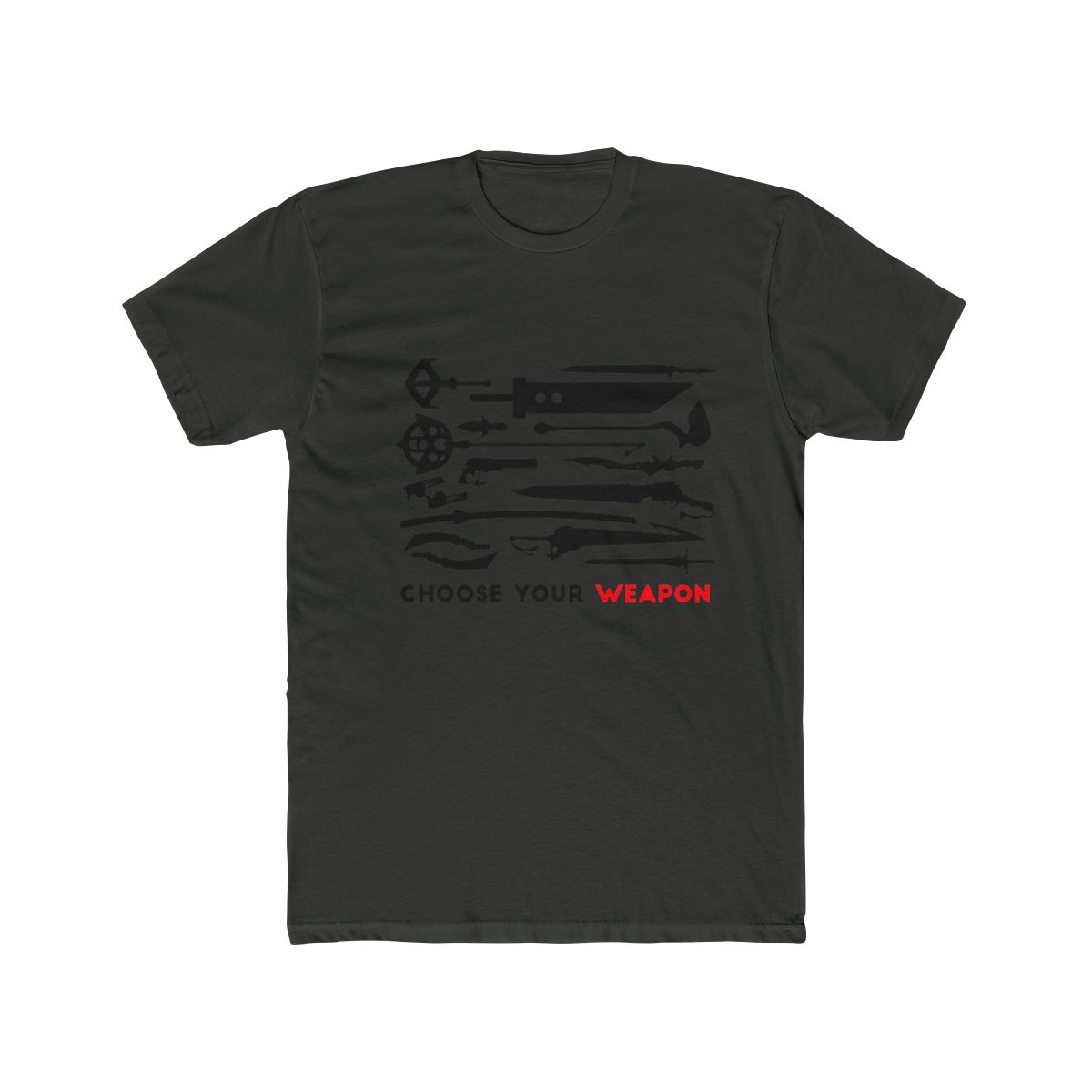 Final Fantasy "Choose Your Weapon" T Shirt - alternate angle 5, merchandise