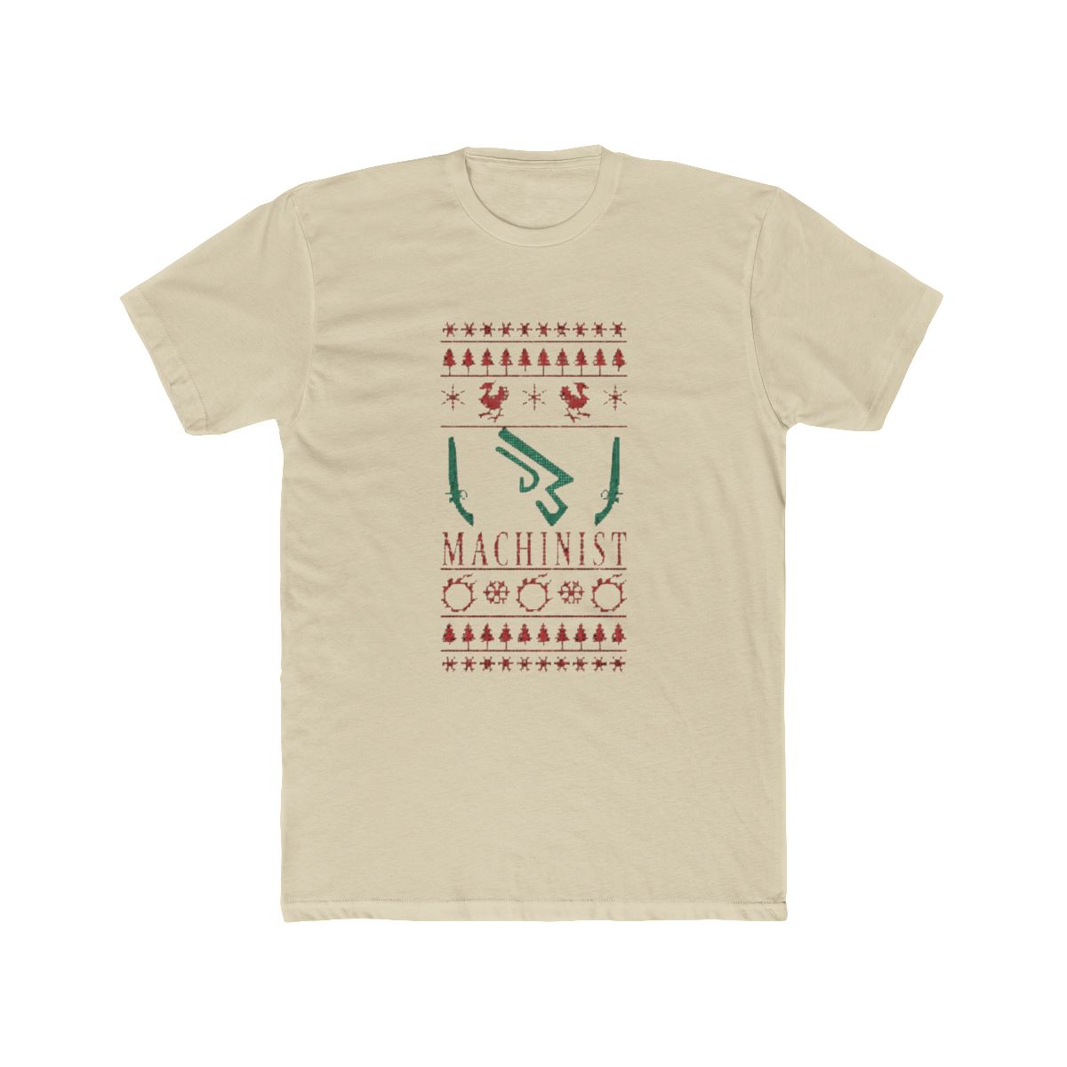 Final Fantasy XIV Machinist Ugly Christmas Sweater T Shirt - alternate angle 5, merchandise