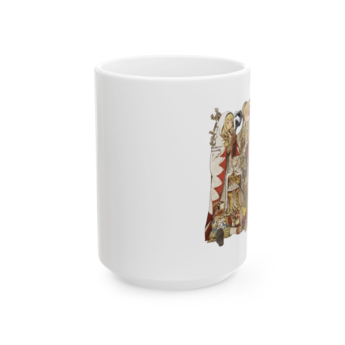 Inspired by Final Fantasy Tactics Ceramic Mug 11oz | 9 color - alternate angle 2, merchandise