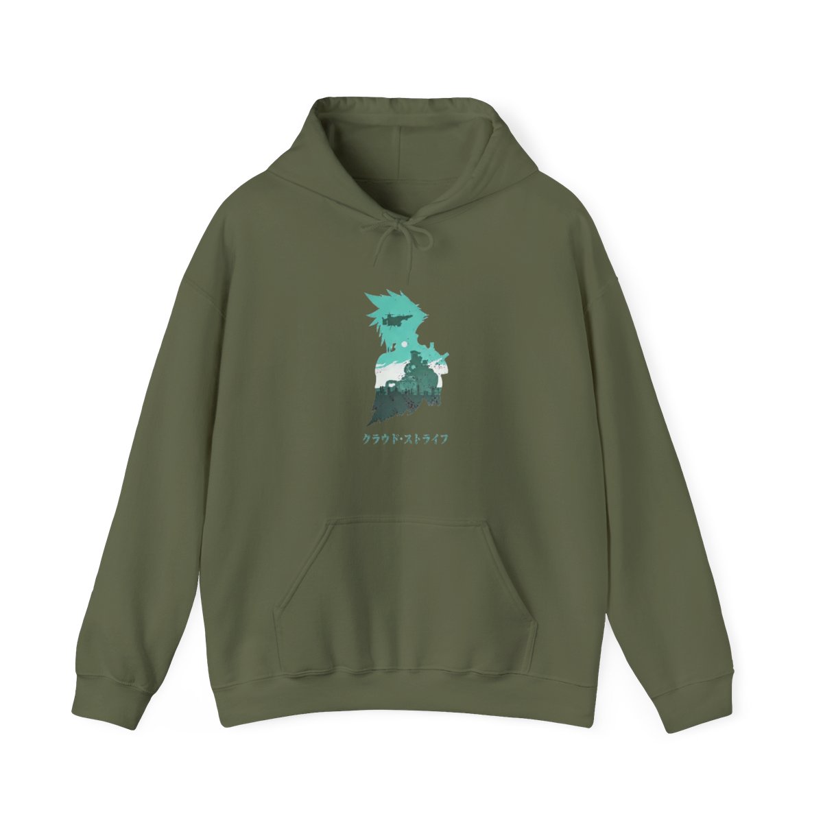 Cloud Strife - Hoodie, Shirt, Hoodie,, Sweater, Black | Final Fantasy - alternate angle 4, merchandise