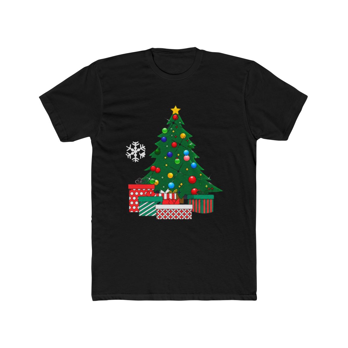 Cloud Strife Around The Christmas Tree Final Fantasy T Shirt - alternate angle 4, merchandise