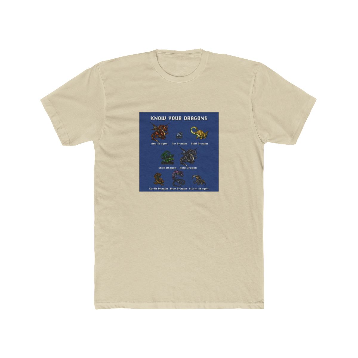 Final Fantasy: Know Your Dragons T Shirt - alternate angle 5, merchandise