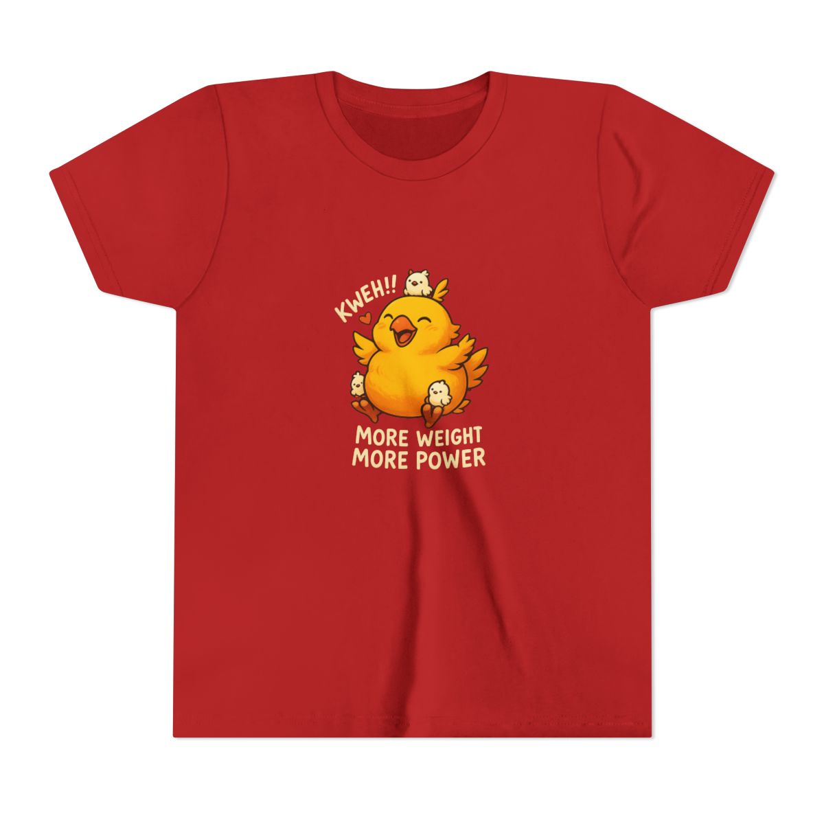 Adorable Fat Chocobo Kweh Final Fantasy Kids T Shirt