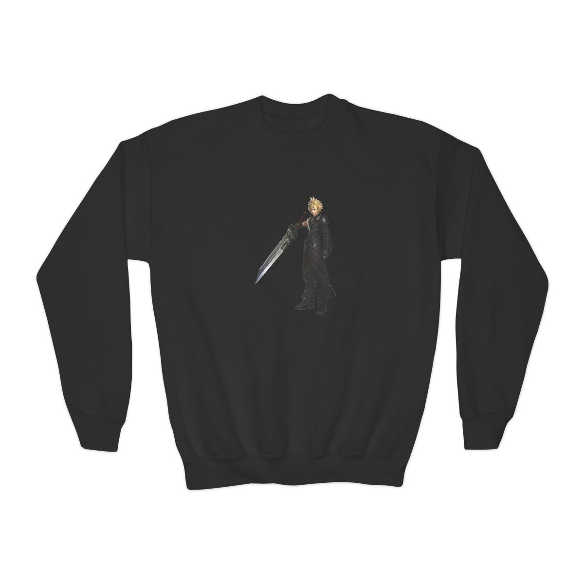 CHLOBLOM Cloud Strife T-Shirts Sephiroth Cosplay Costume Novelty Kids Sweatshirt - alternate angle 2, merchandise