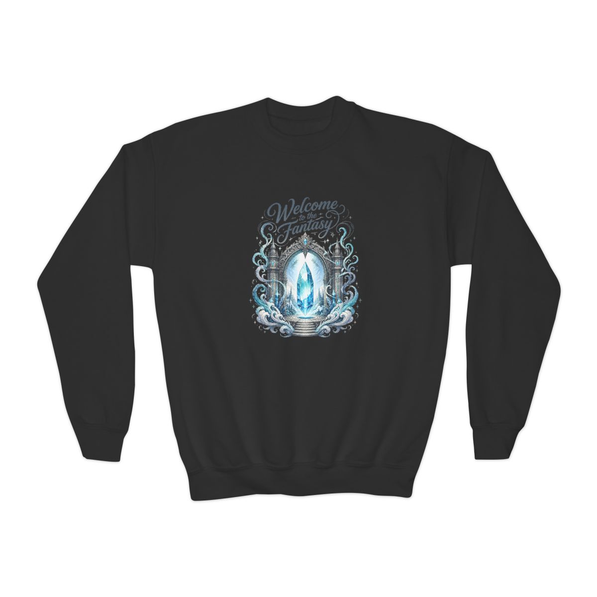 Final Fantasy "Crystal Gateway" Kids Crewneck