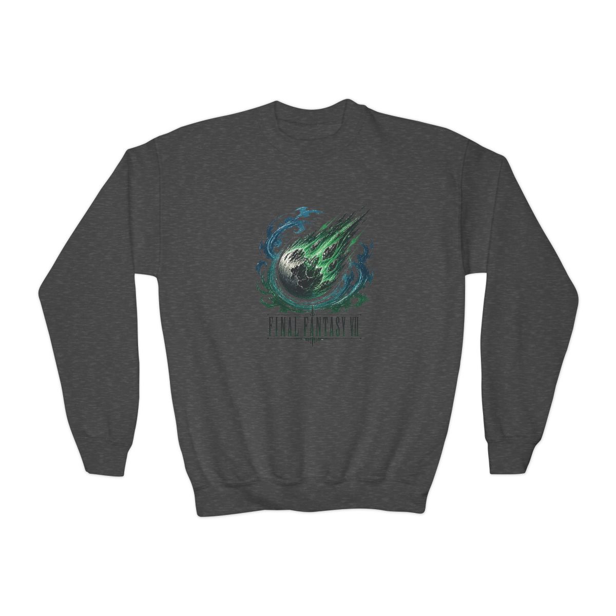 Final Fantasy "Final Fantasy VII" Kids Crewneck - alternate angle 3, merchandise