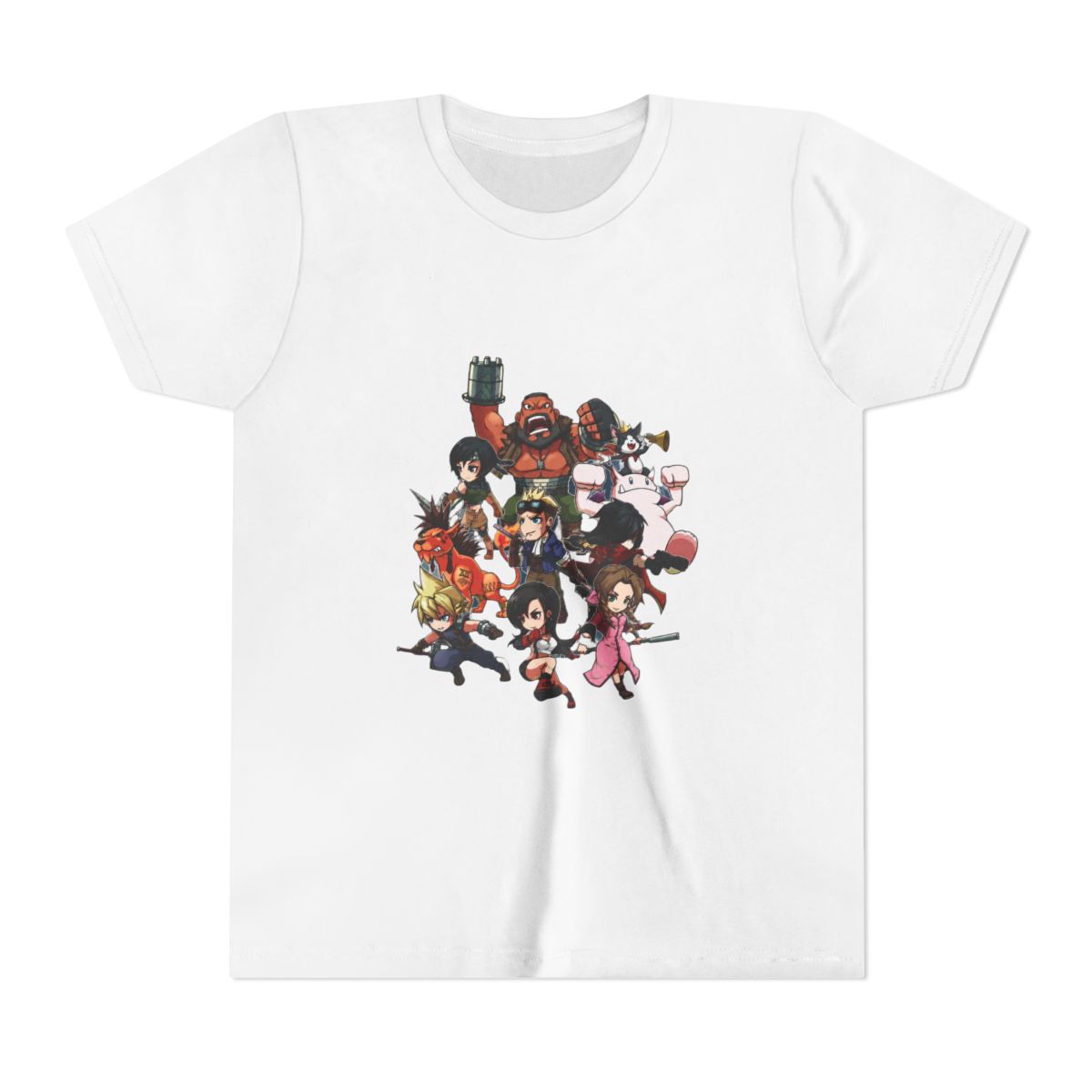 Final Fantasy 7 Chibis Fanart Kids T Shirt