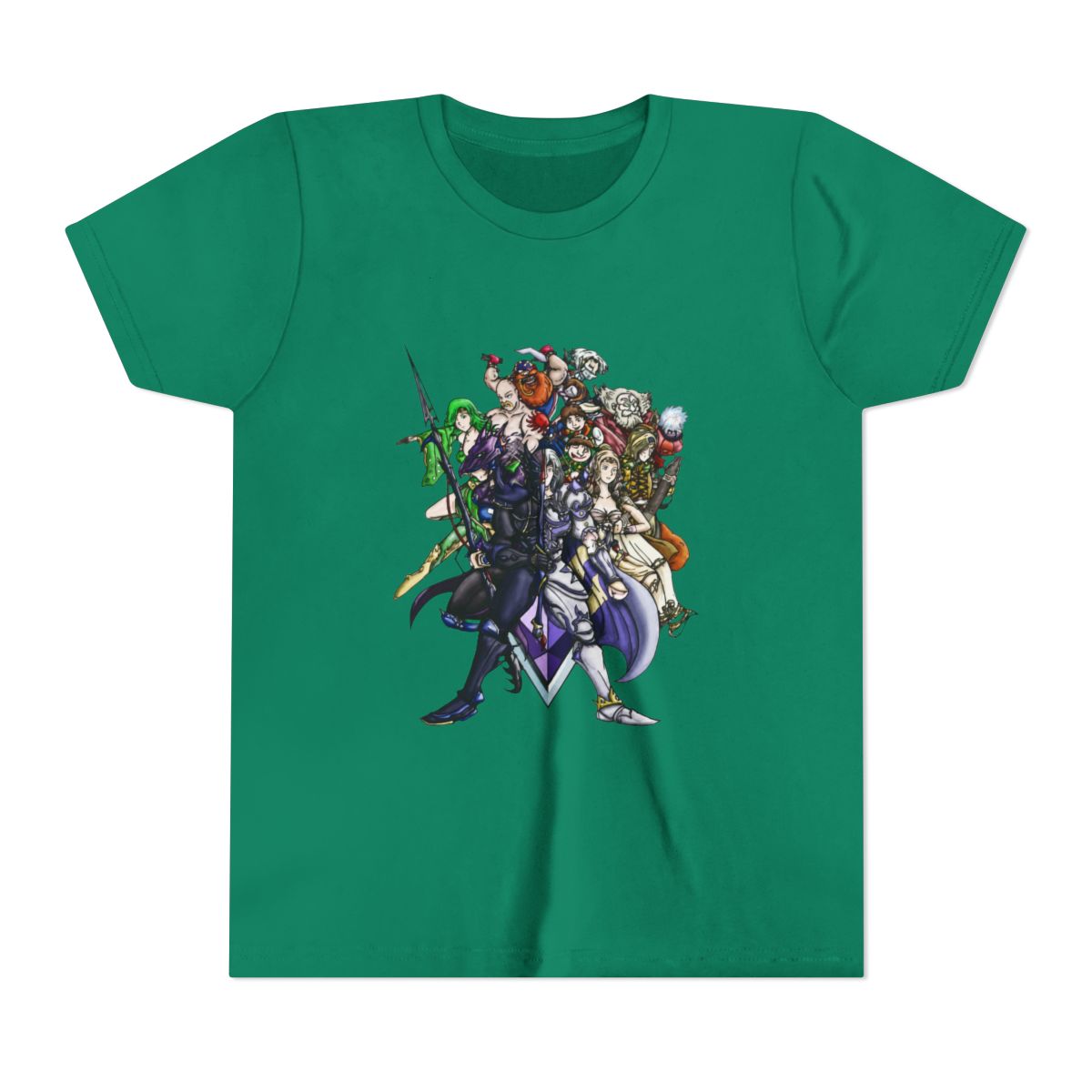 Final Fantasy IV Heroes Kids T Shirt - alternate angle 3, merchandise