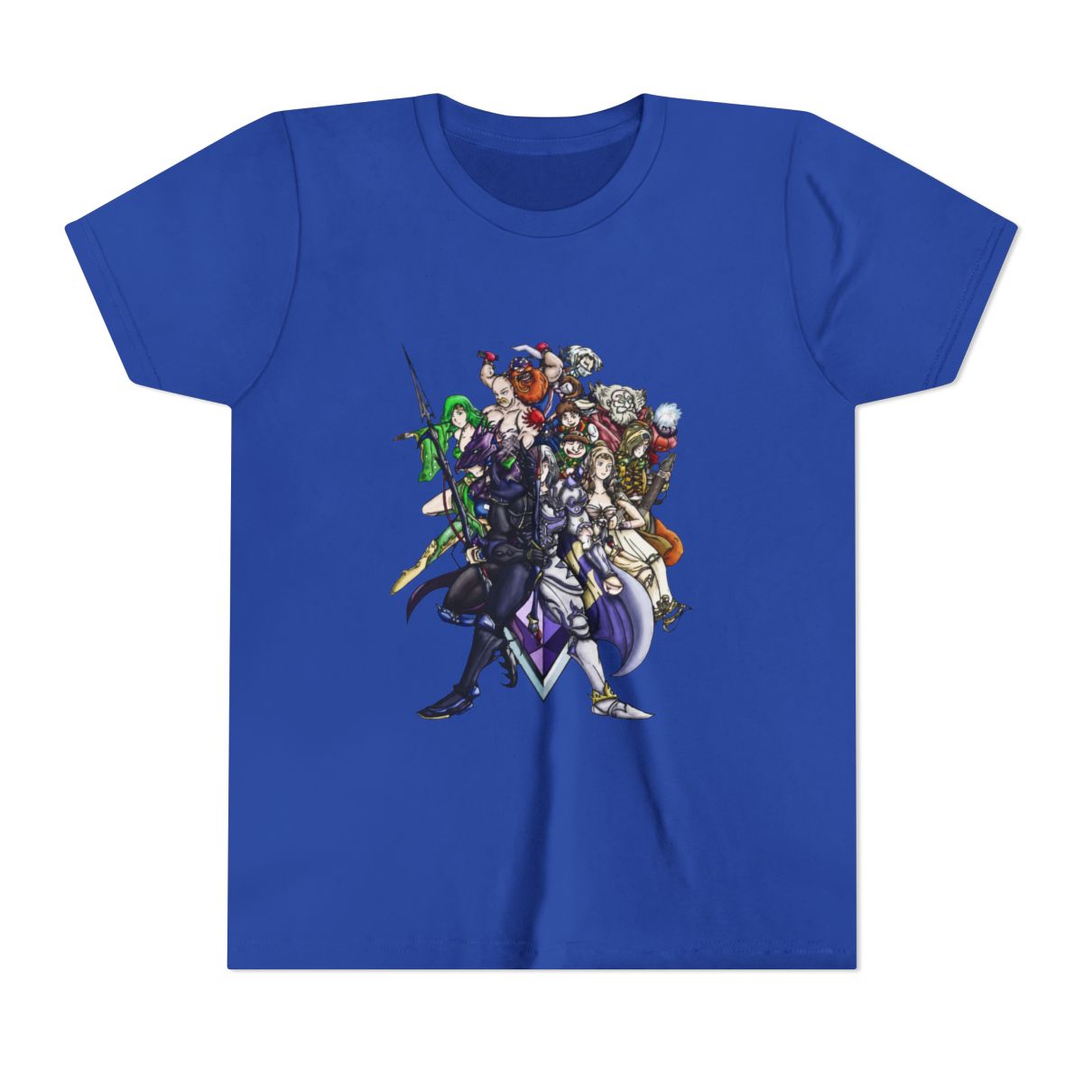 Final Fantasy IV Heroes Kids T Shirt - alternate angle 4, merchandise