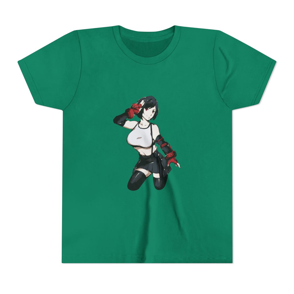 Final Fantasy Tifa Kids T Shirt - alternate angle 2, merchandise