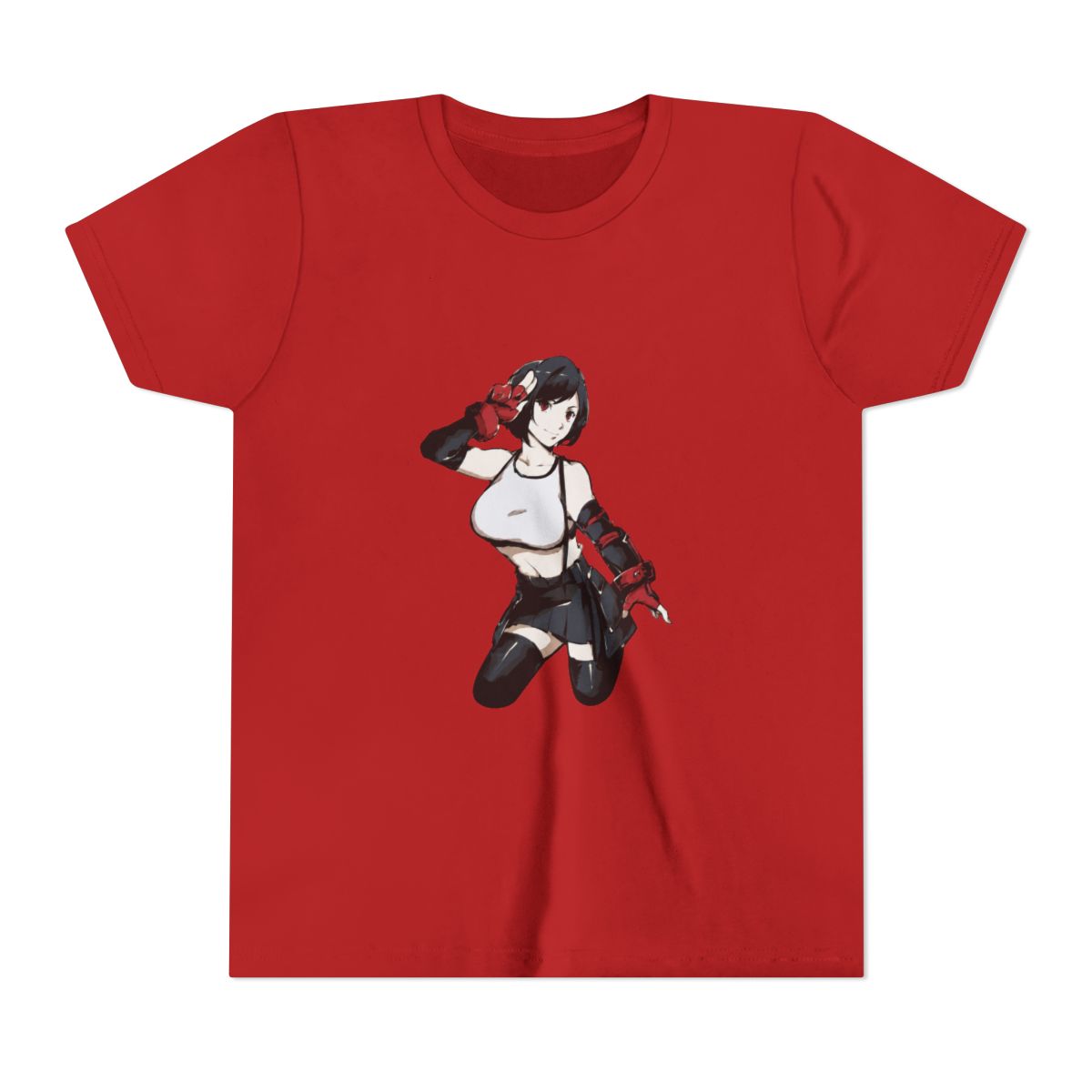 Final Fantasy Tifa Kids T Shirt - alternate angle 5, merchandise