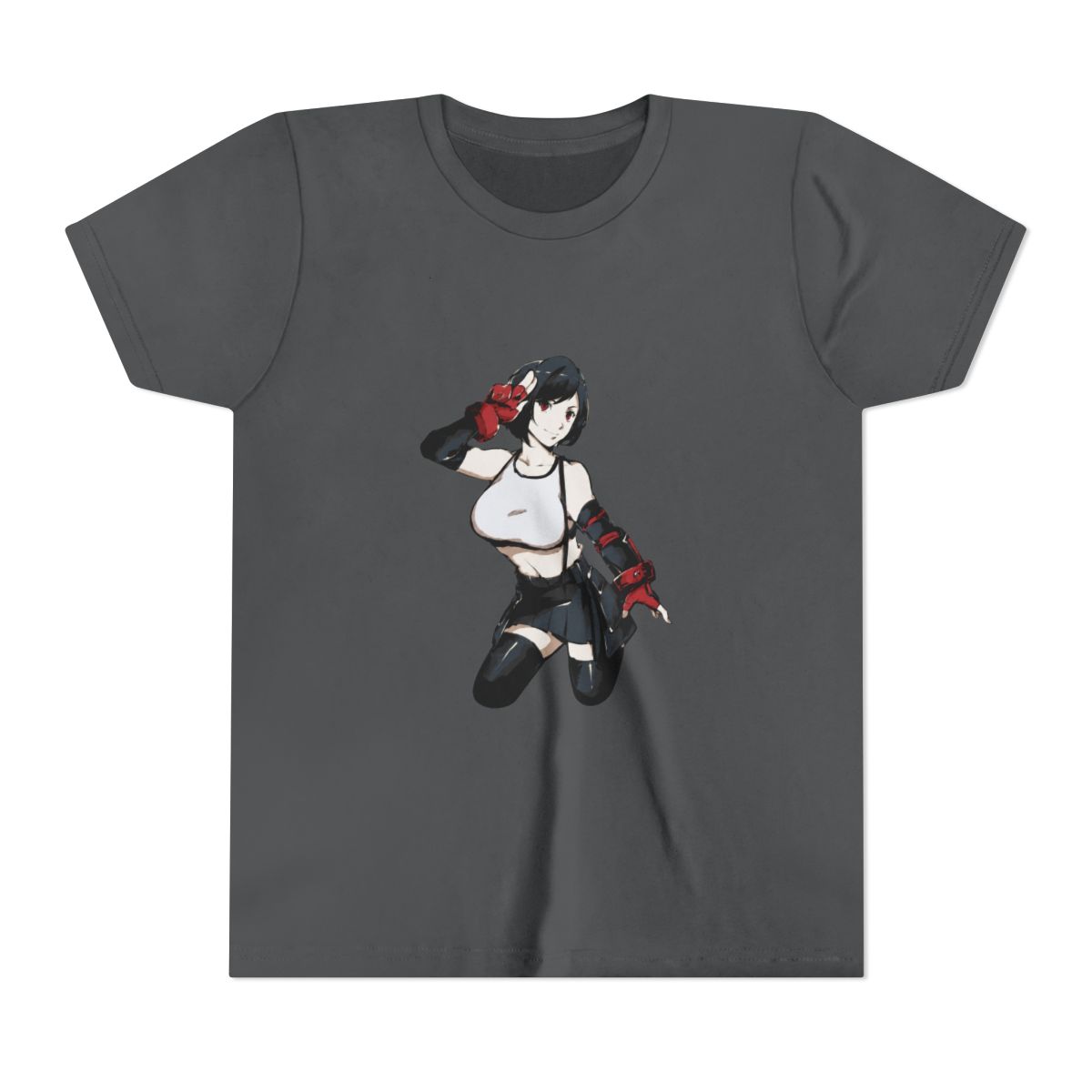 Final Fantasy Tifa Kids T Shirt - alternate angle 4, merchandise