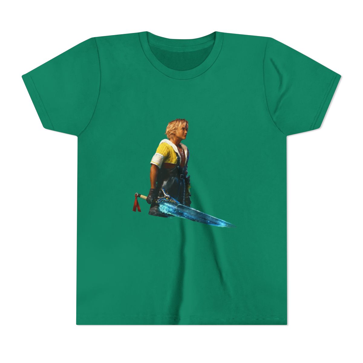 Final Fantasy X - Tidus Kids T Shirt - alternate angle 4, merchandise