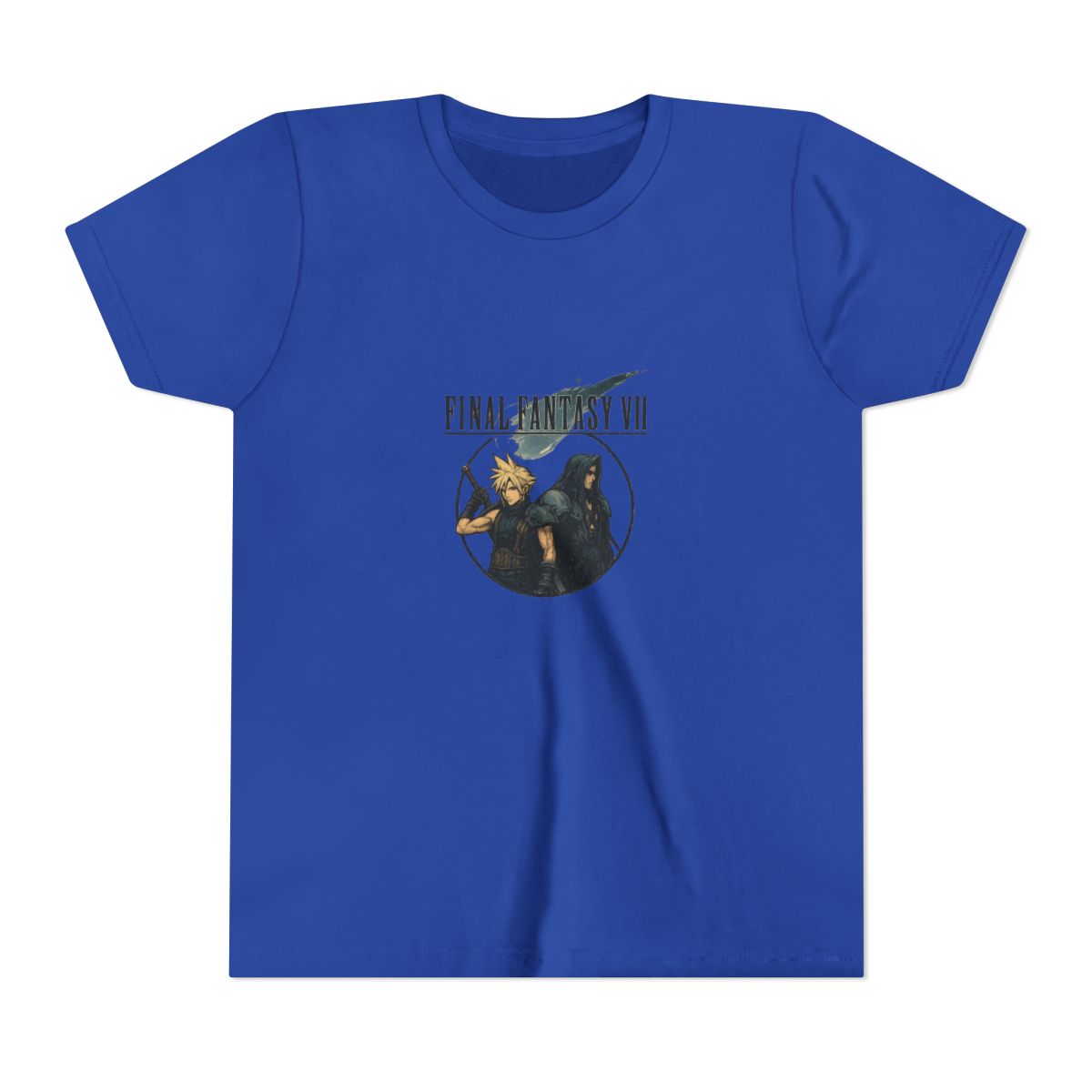 Iconic Final Fantasy VII Cloud vs Sephiroth Kids T Shirt - alternate angle 4, merchandise