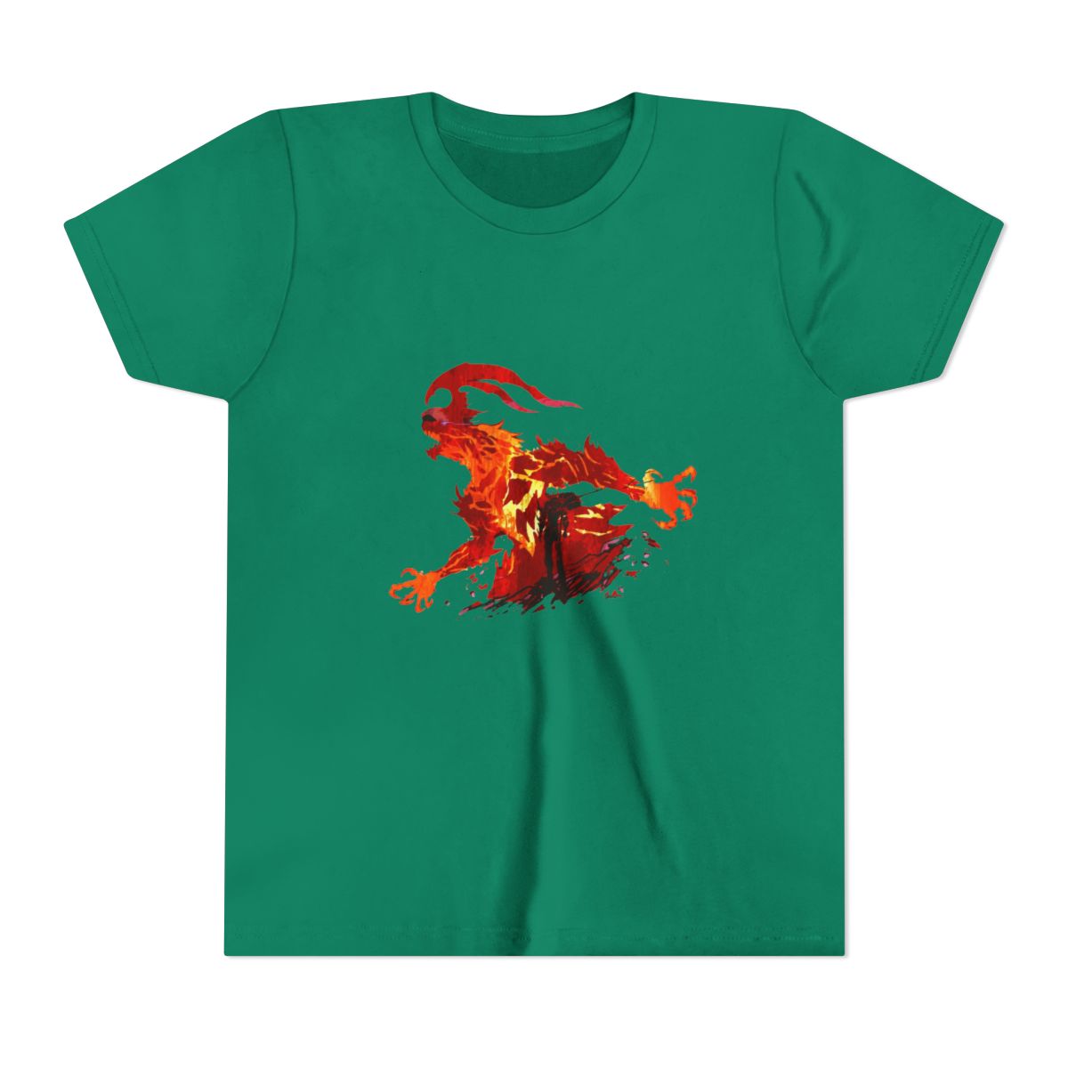 Ifrit Awakening:Final Fantasy XVI Kids T Shirt - alternate angle 4, merchandise