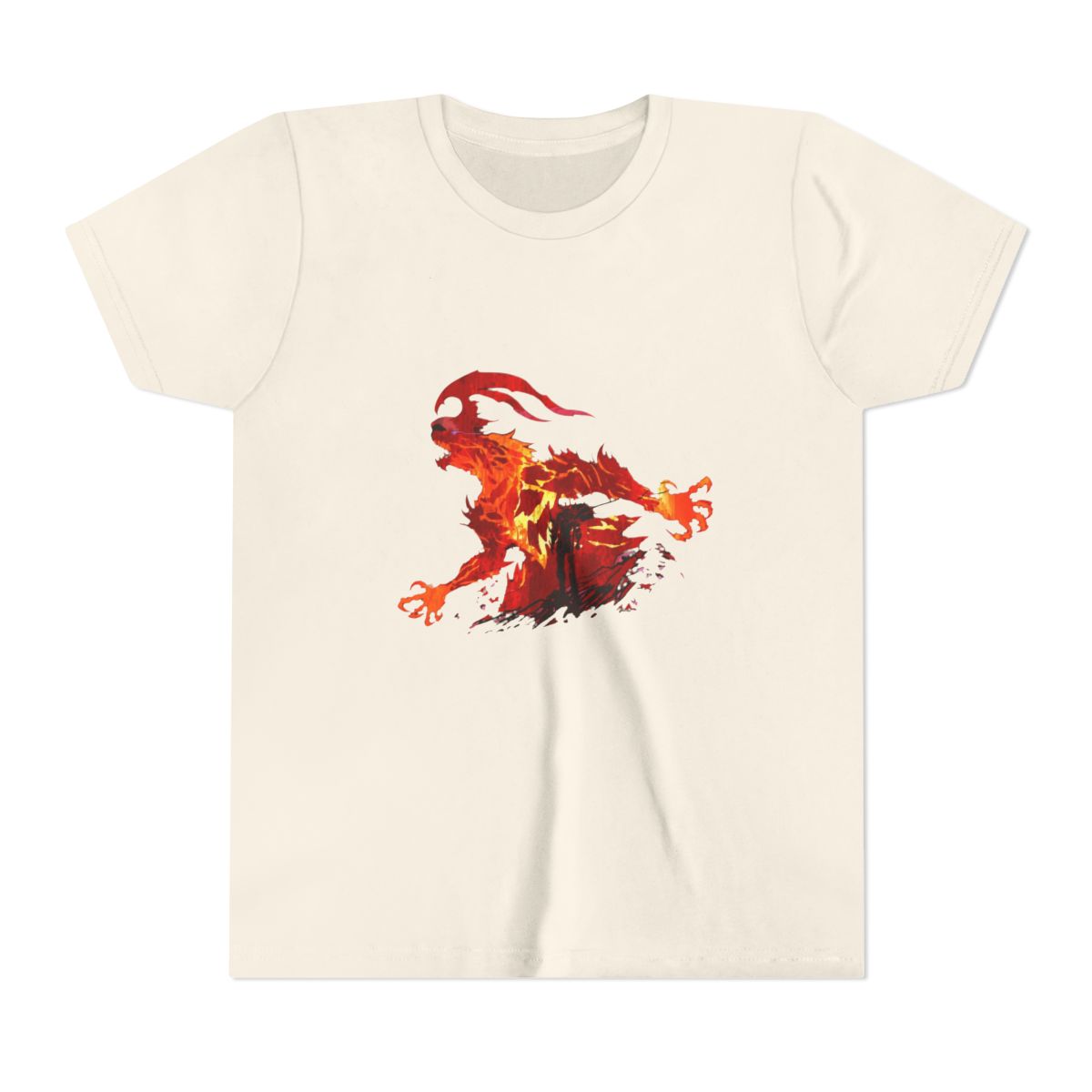 Ifrit Awakening:Final Fantasy XVI Kids T Shirt - alternate angle 3, merchandise