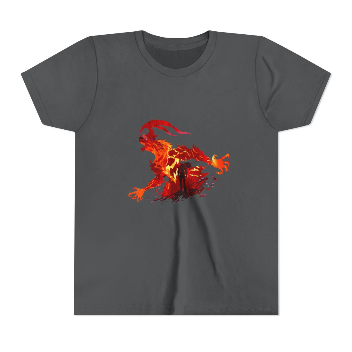 Ifrit Awakening:Final Fantasy XVI Kids T Shirt - alternate angle 2, merchandise