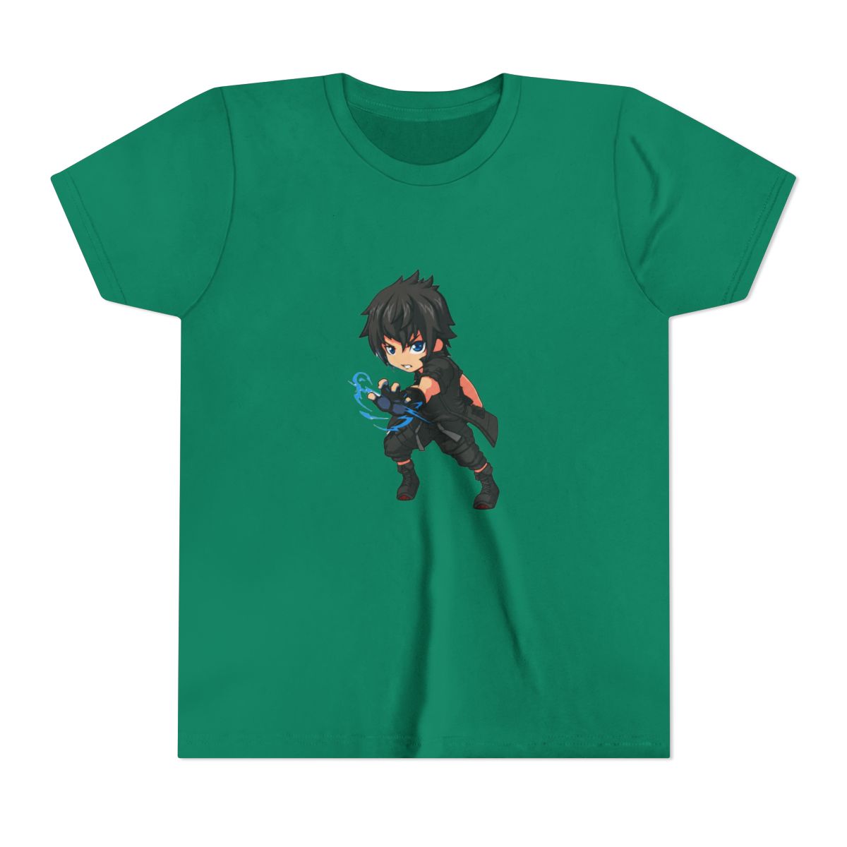 Noctis Lucis Caelum Final Fantasy XV Chibi Art Kids T Shirt - alternate angle 4, merchandise