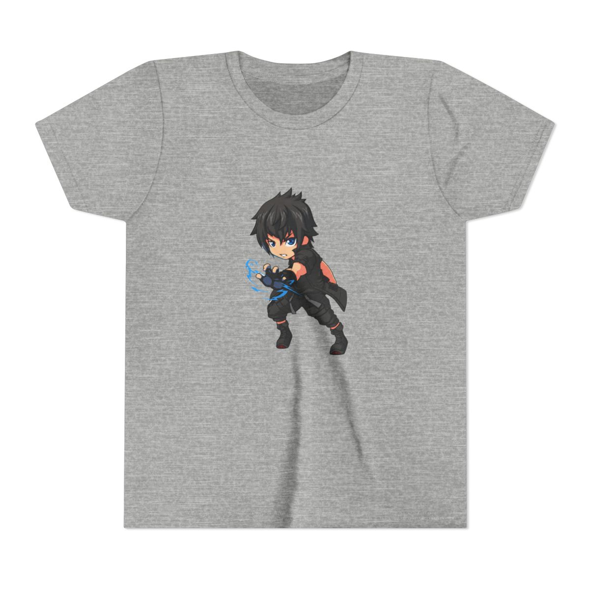 Noctis Lucis Caelum Final Fantasy XV Chibi Art Kids T Shirt - alternate angle 5, merchandise