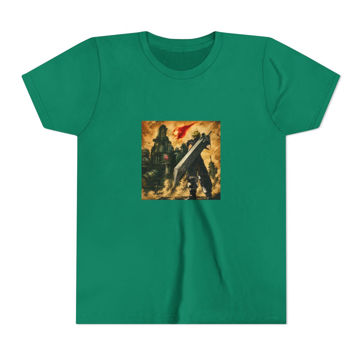 Welcome back to Midgar Kids T Shirt - alternate angle 4, merchandise