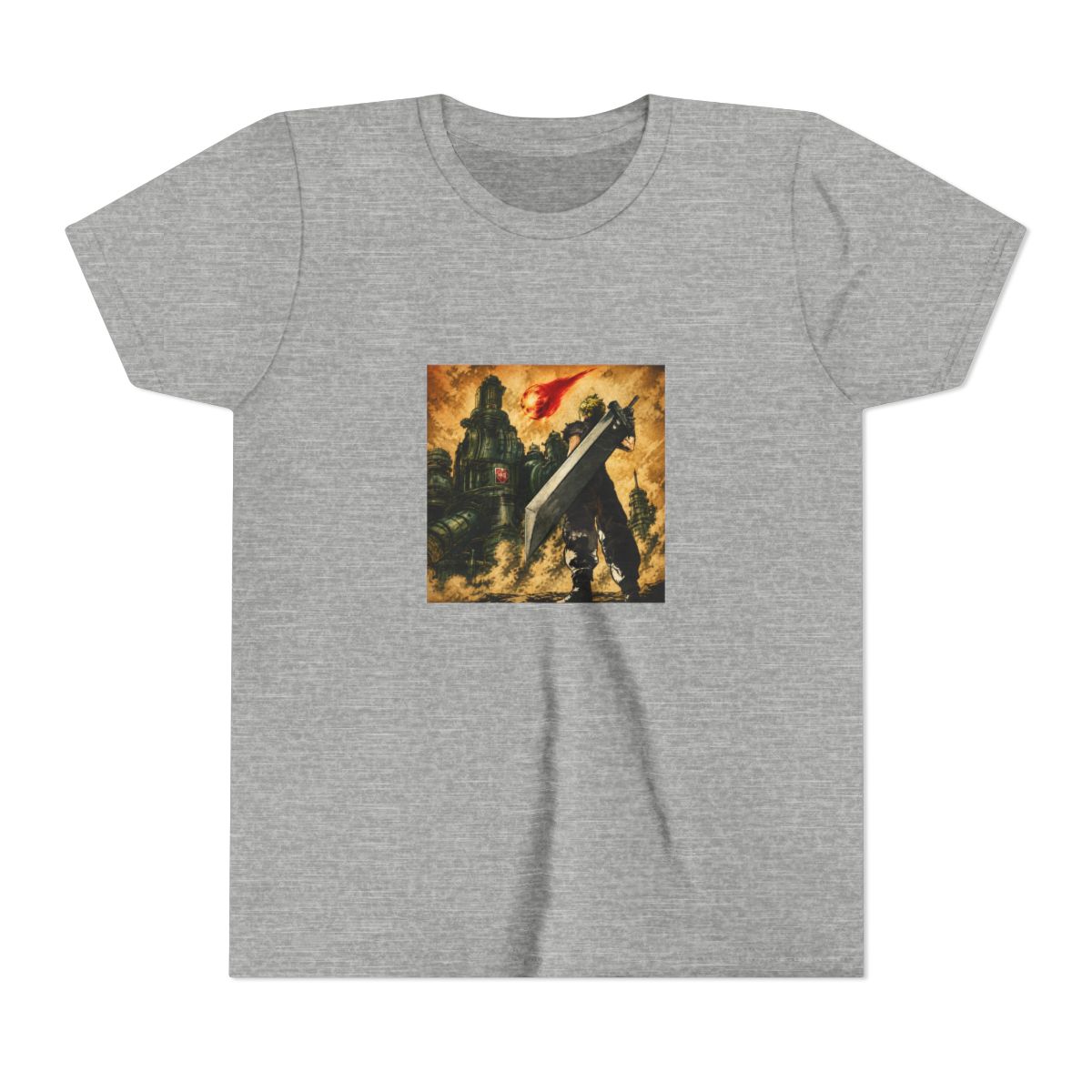 Welcome back to Midgar Kids T Shirt - alternate angle 5, merchandise