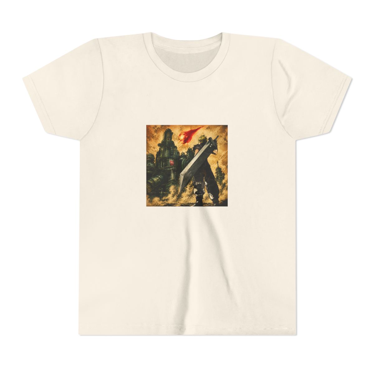 Welcome back to Midgar Kids T Shirt - alternate angle 3, merchandise