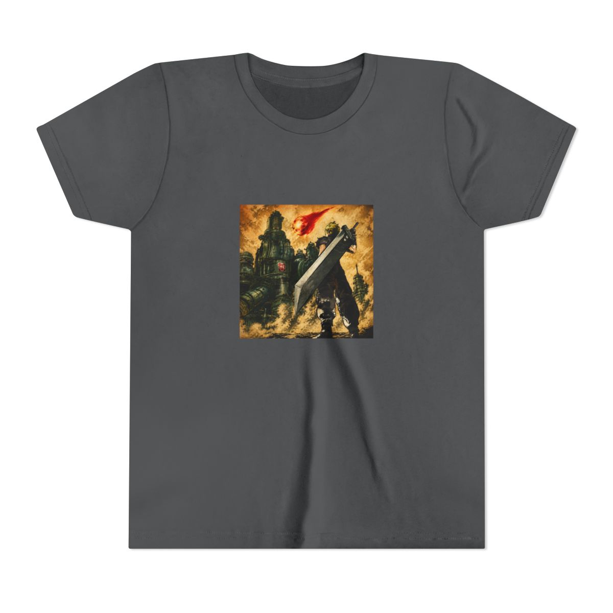 Welcome back to Midgar Kids T Shirt - alternate angle 2, merchandise
